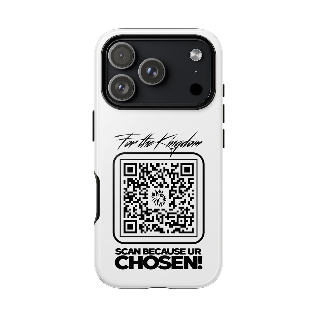 Phone Case — “For the Kingdom” QR Design: Scan Because Ur Chosen