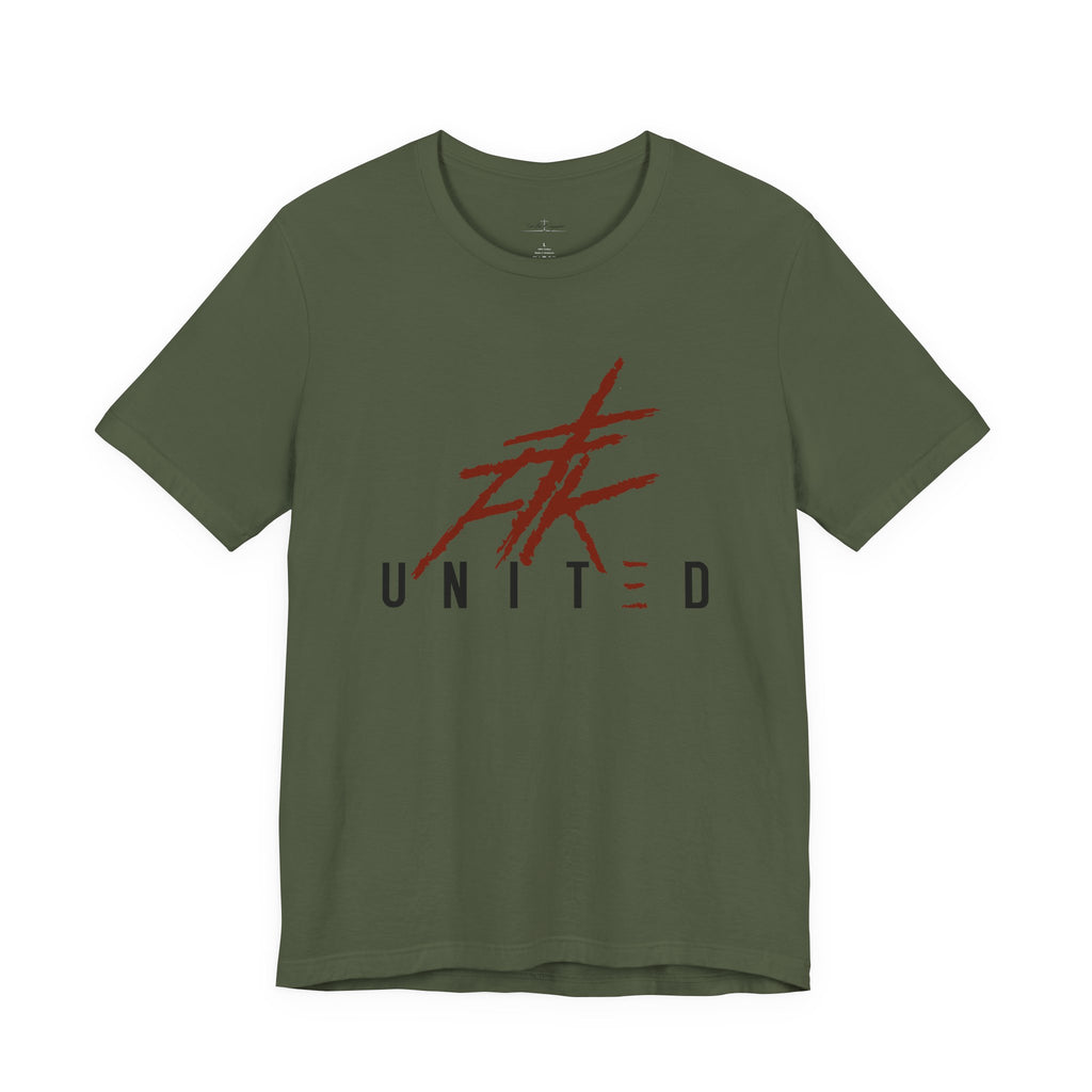 FTK UNIT≡D Logo  Dark Pallete T-Shirt — Bold Brushstroke Graphic Tee