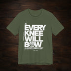 Every Knee Will Bow Light Palette Tee — Christian Faith Graphic T-Shirt