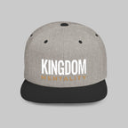 Kingdom Mentality Flat Bill Snapback Hat — Bold Faith-Inspired Streetwear Cap