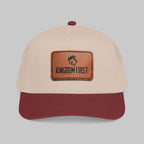 Kingdom First Leather Patch Baseball Cap