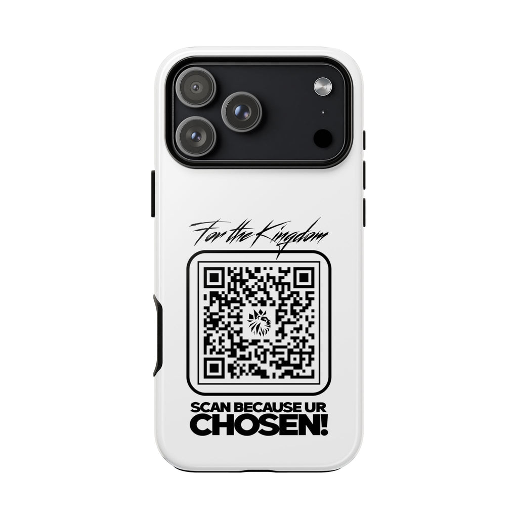 Phone Case — “For the Kingdom” QR Design: Scan Because Ur Chosen