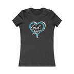 God Is Love Heart Women's Tee — Christian Graphic Shirt