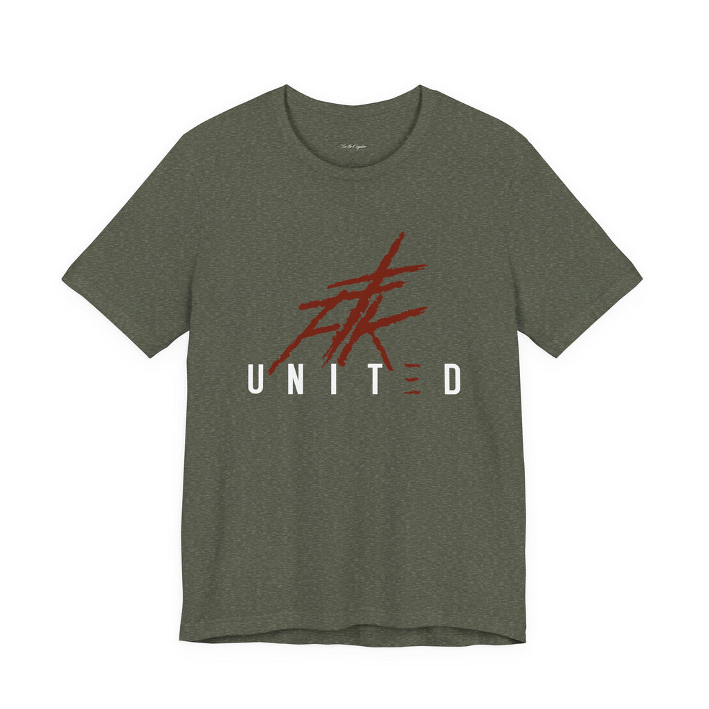FTK UNIT≡D Logo Light Pallete T-Shirt — Bold Brushstroke Graphic Tee