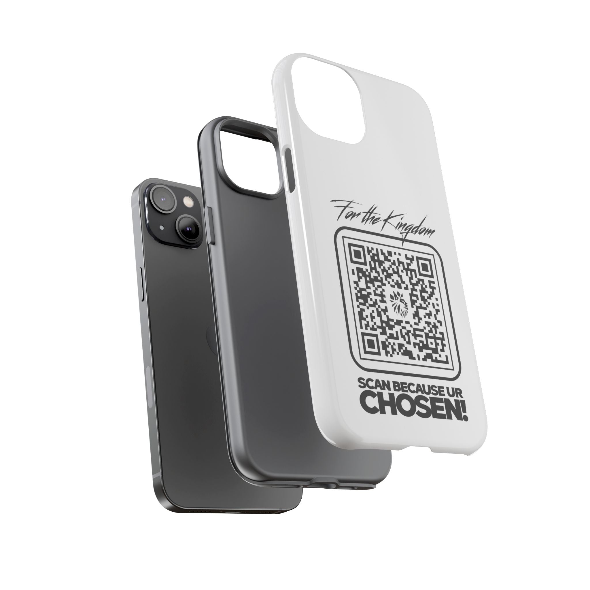 Phone Case — “For the Kingdom” QR Design: Scan Because Ur Chosen