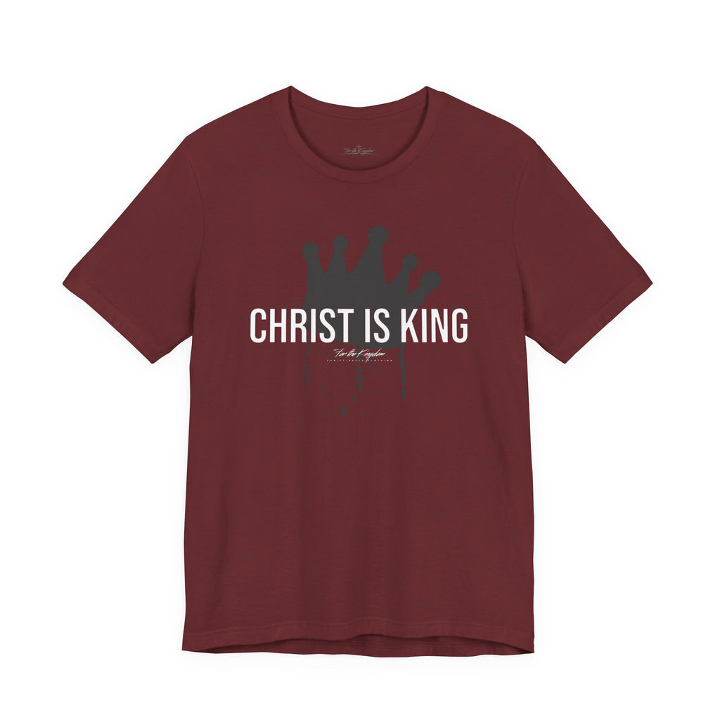 Christ Is King Crown Light Pallete Tee — Christian Faith Shirt