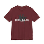 Christ Is King Crown Light Pallete Tee — Christian Faith Shirt