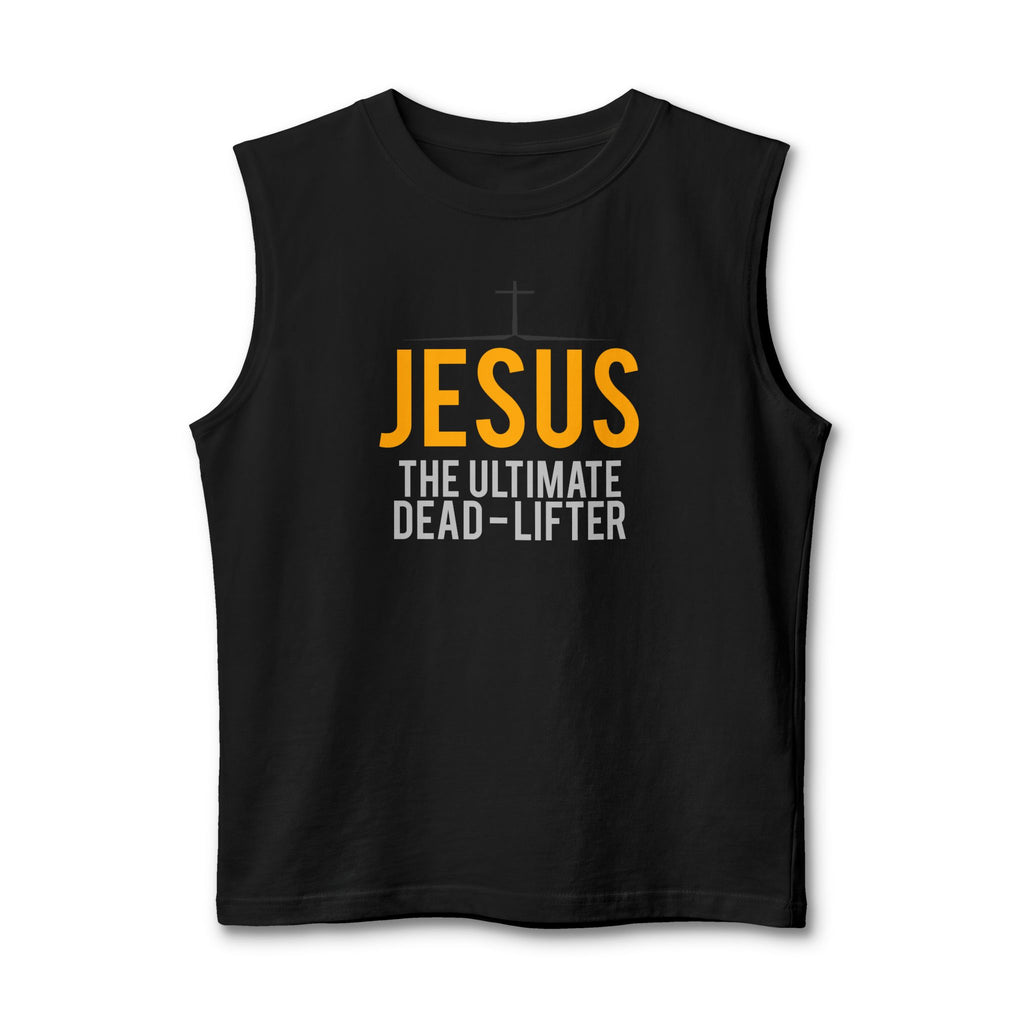 Jesus the Ultimate Dead-Lifter Muscle Tank