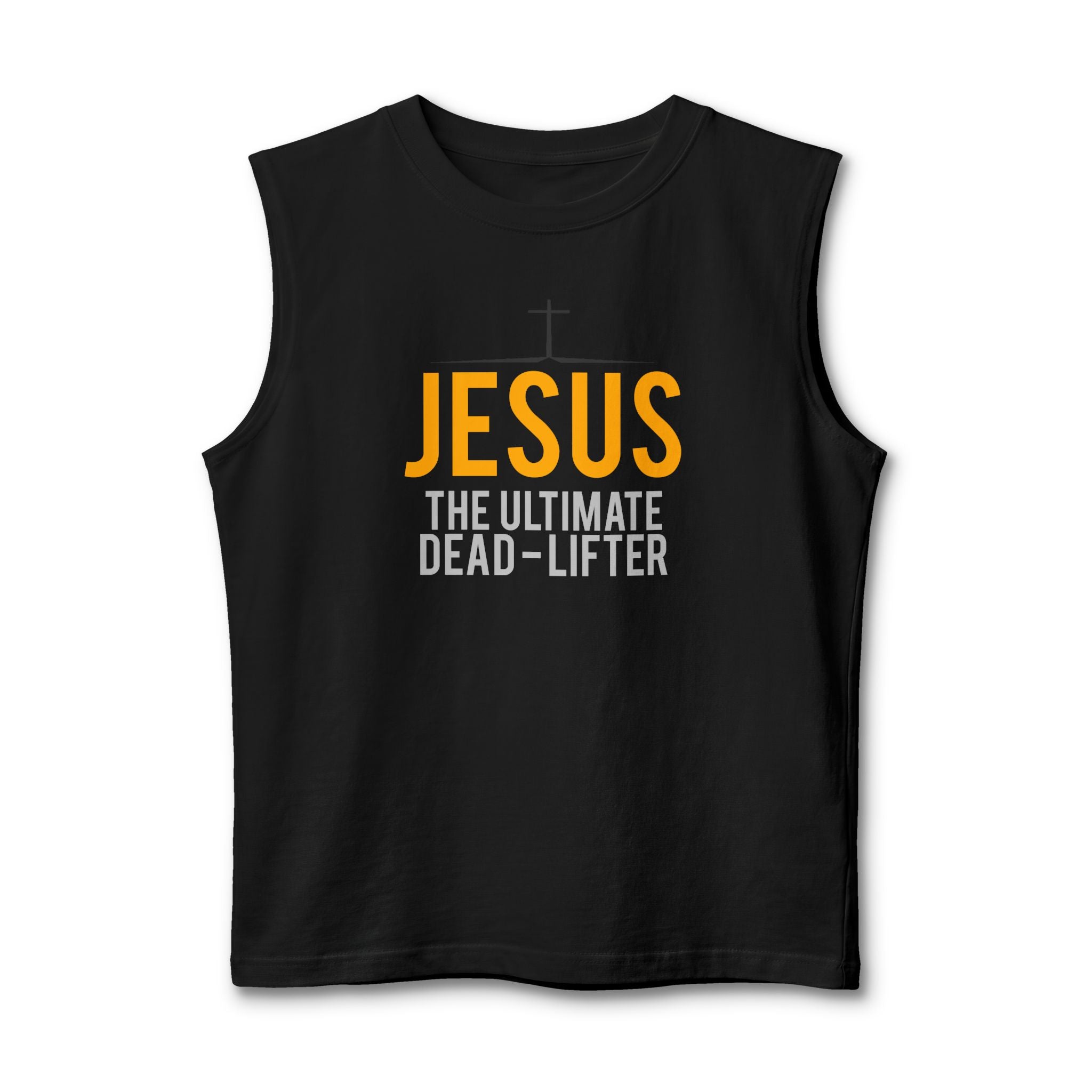 Jesus the Ultimate Dead-Lifter Muscle Tank