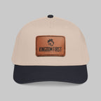 Kingdom First Leather Patch Baseball Cap