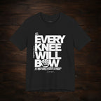 Every Knee Will Bow Light Palette Tee — Christian Faith Graphic T-Shirt