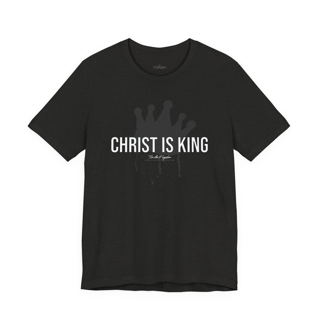 Christ Is King Crown Light Pallete Tee — Christian Faith Shirt