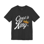 Christ Is King Tee Light Pallete — Christian Faith Shirt with Crown Graphic