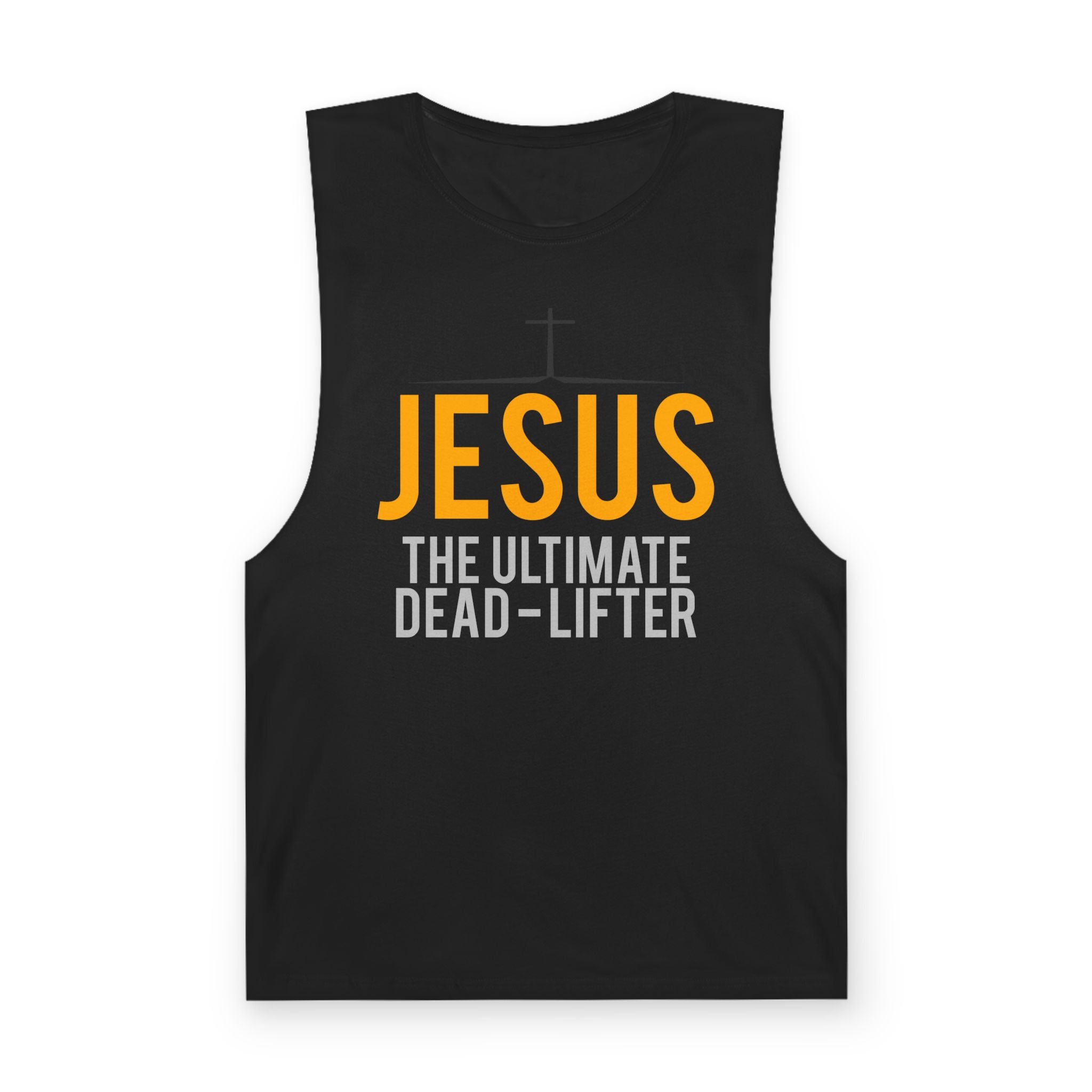 Jesus the Ultimate Dead-Lifter Tank — Christian Fitness Muscle Gym Tank
