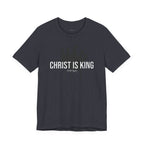 Christ Is King Crown Light Pallete Tee — Christian Faith Shirt