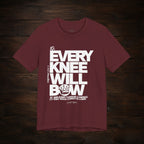 Every Knee Will Bow Light Palette Tee — Christian Faith Graphic T-Shirt