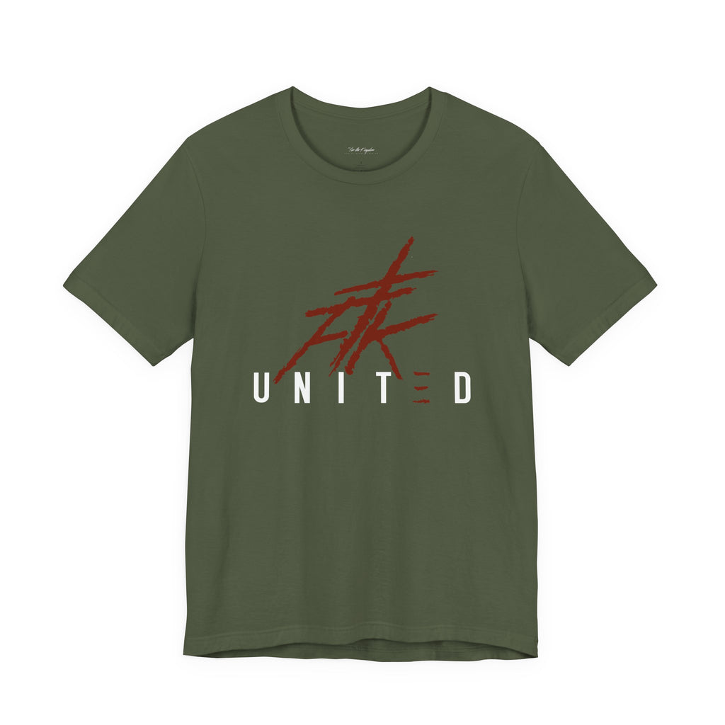 FTK UNIT≡D Logo Light Pallete T-Shirt — Bold Brushstroke Graphic Tee