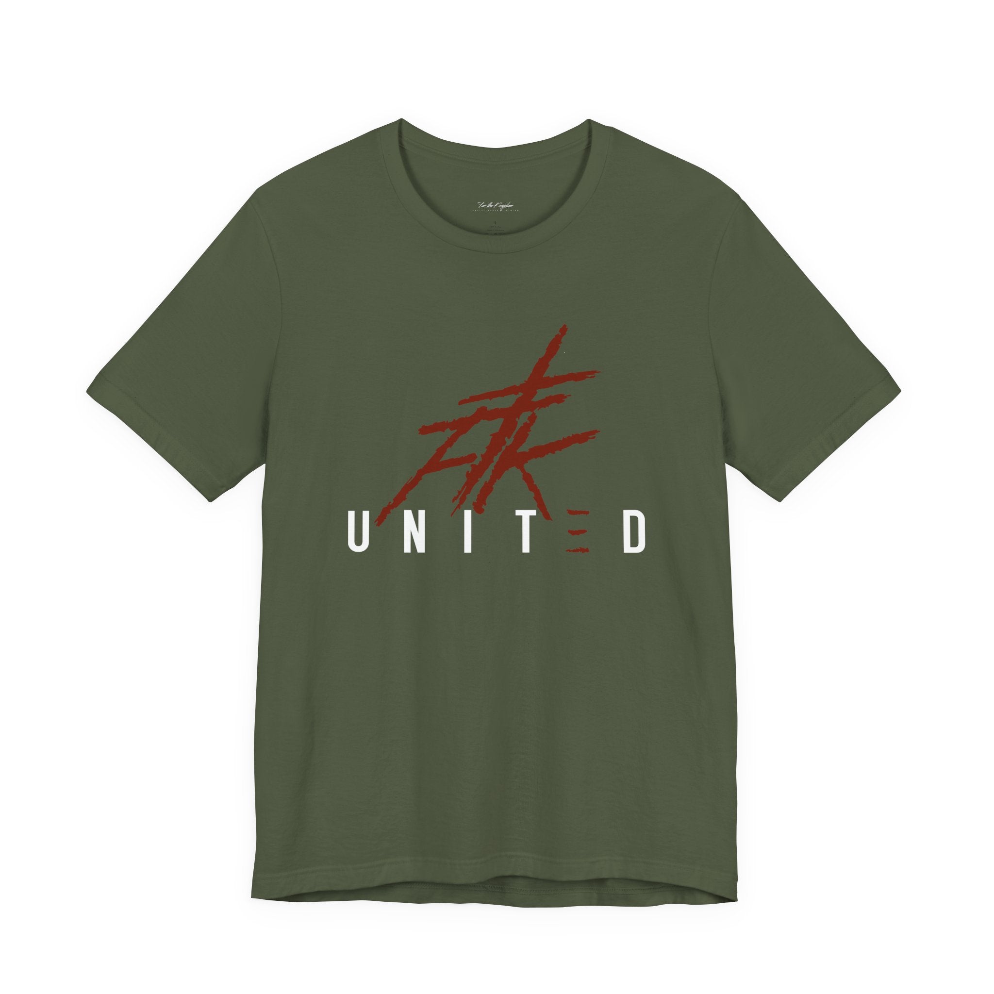 FTK UNIT≡D Logo Light Pallete T-Shirt — Bold Brushstroke Graphic Tee