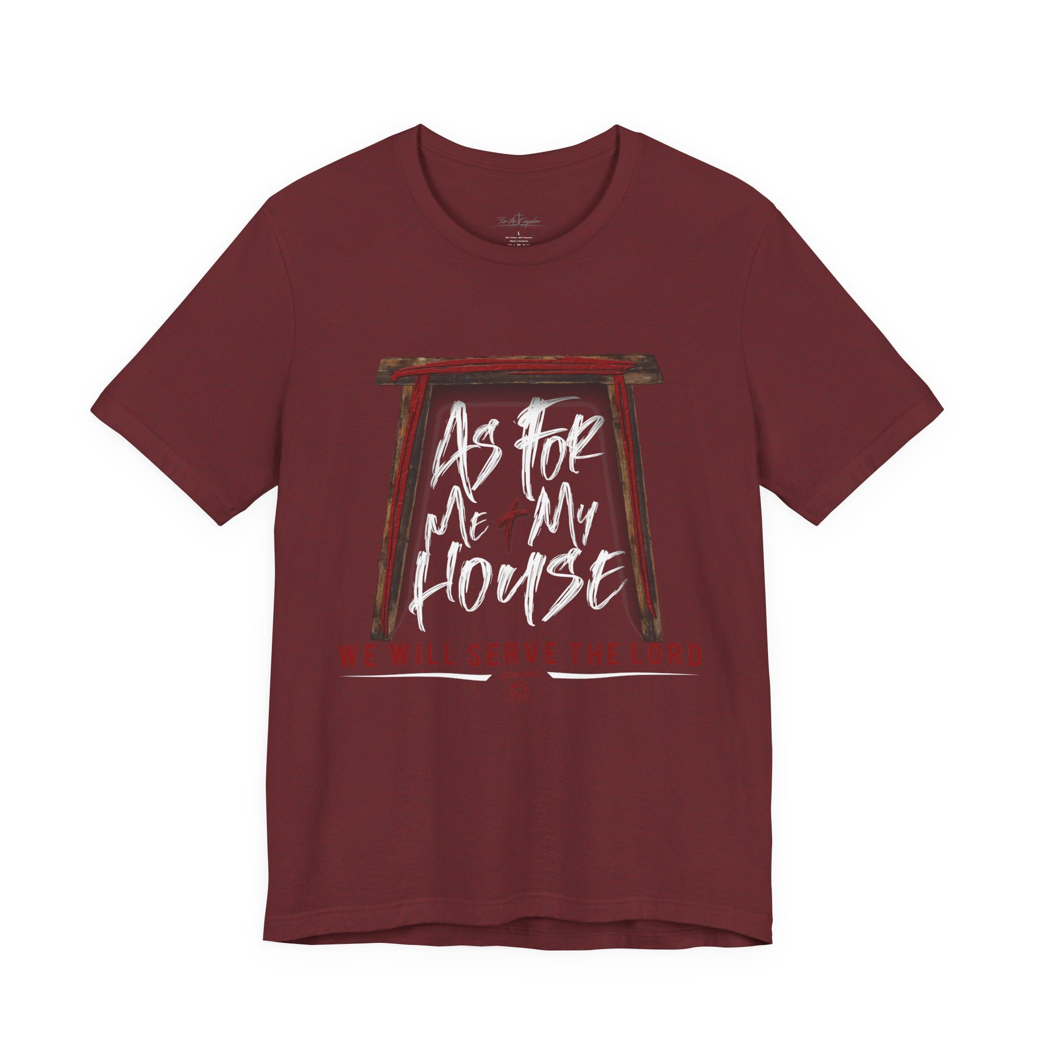 “As For Me & My House" Light Pallete Christian Tee