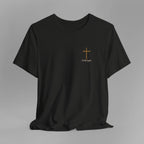 In Christ Alone T-Shirt — Christian Cross & Crown of Thorns Faith Tee