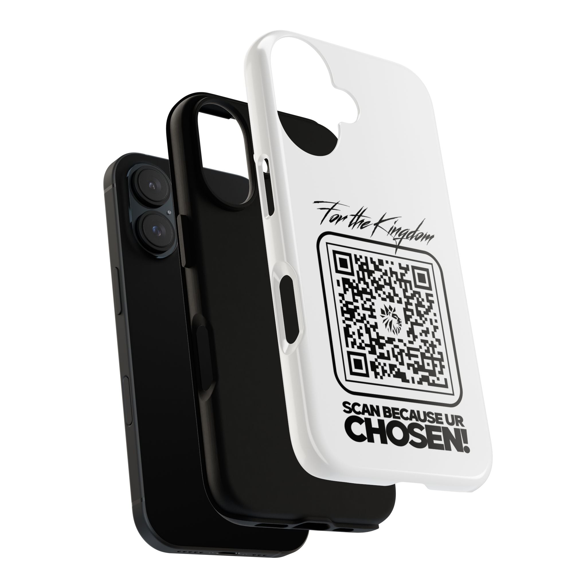 Phone Case — “For the Kingdom” QR Design: Scan Because Ur Chosen