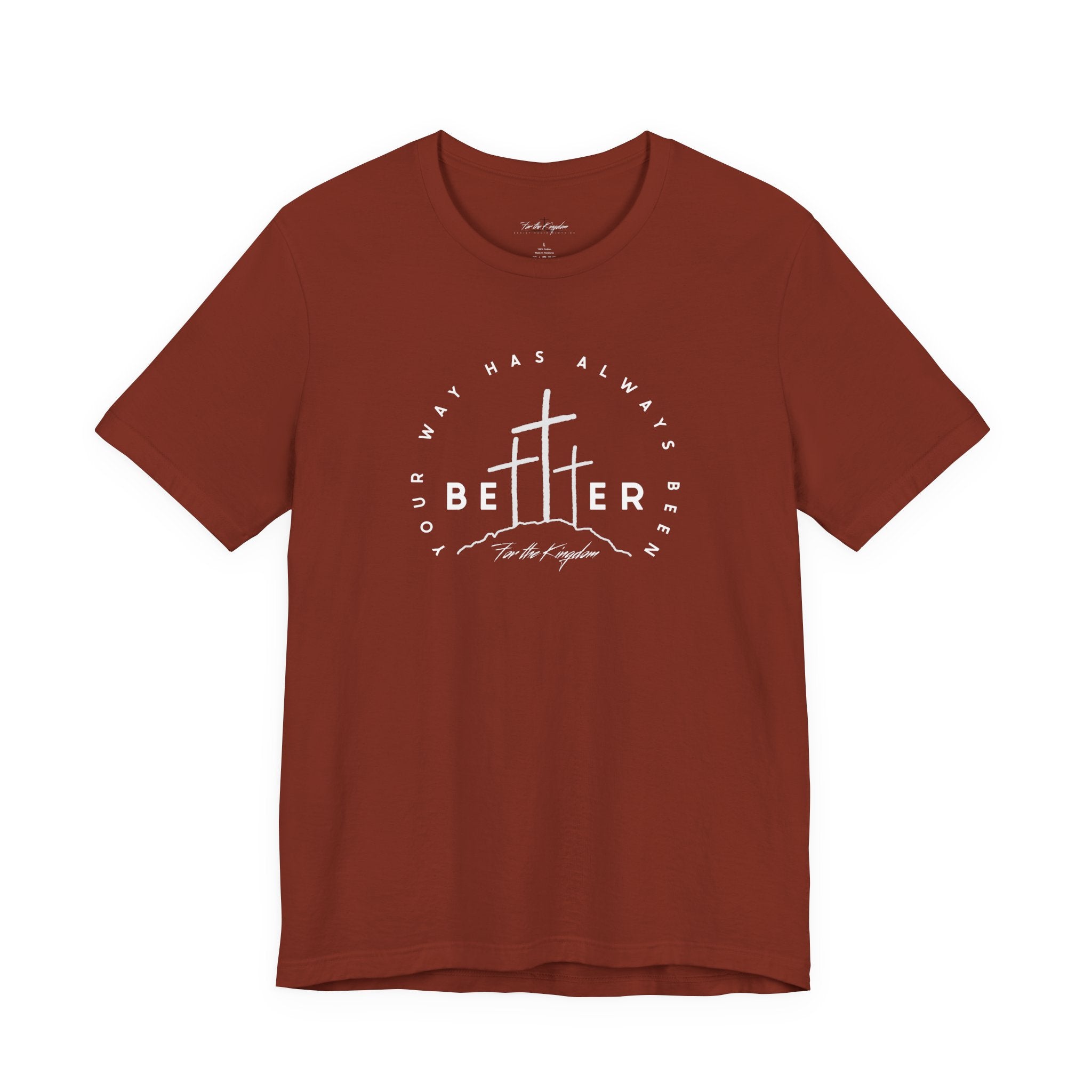 BEtttER - Christian Cross Light Palette Tee (Your Way Has Always Been Better)