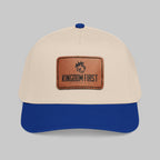 Kingdom First Leather Patch Baseball Cap