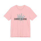 Christ Is King Crown Dark Pallete Tee — Christian Faith Shirt