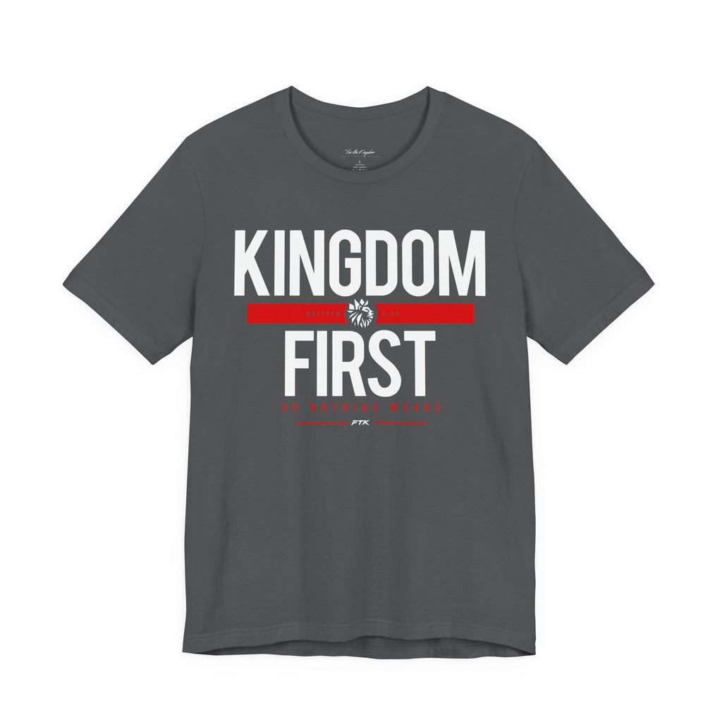 Kingdom First T-Shirt — Faith-Based Inspirational Tee