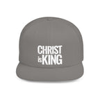 Copy of Christ is King — Flat Bill Snapback Hat — Bold Faith Statement Cap