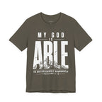 My God Is Able Christian T-Shirt — Ephesians 3:20 Faith Tee