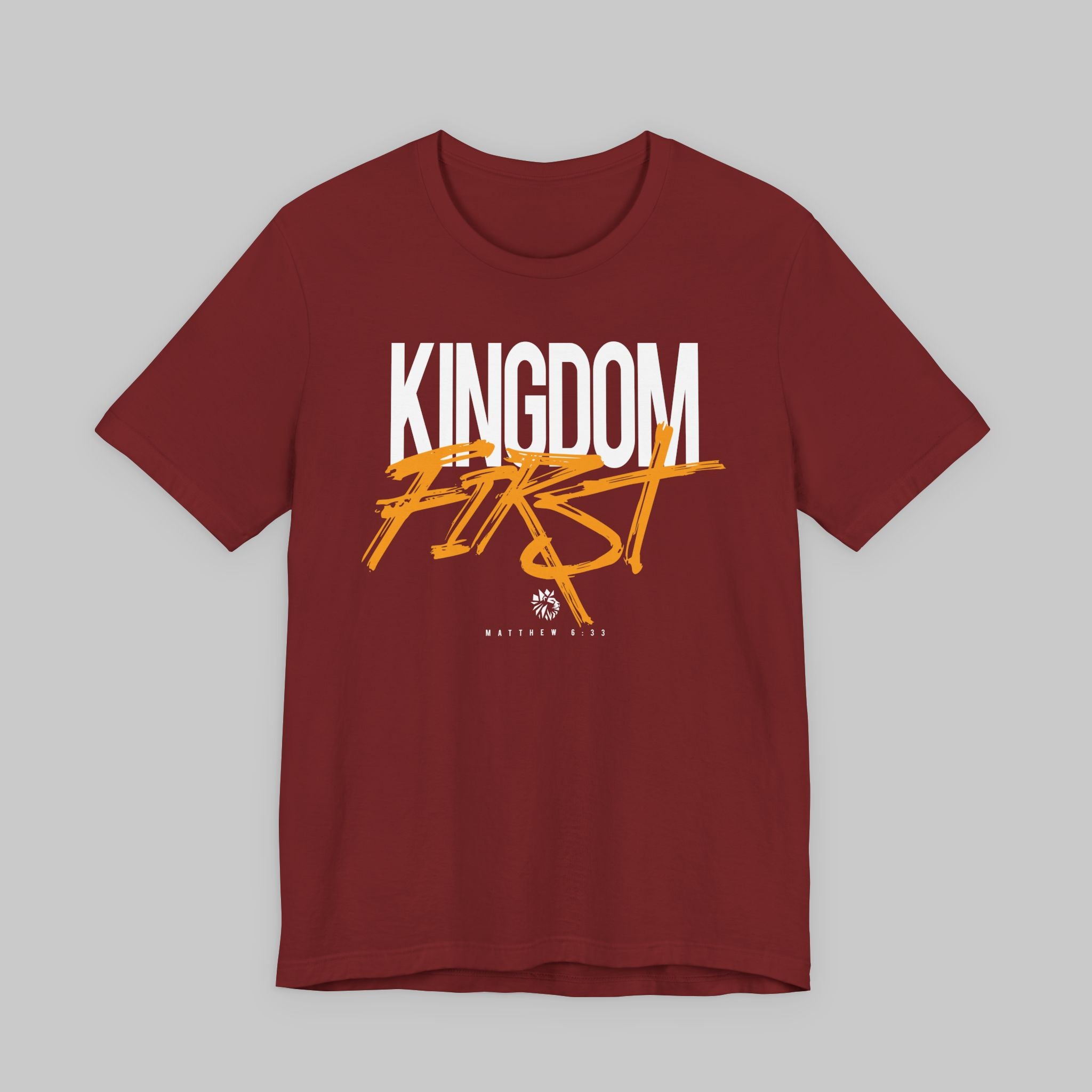 Kingdom First Tee — Christian Faith Graphic T-Shirt