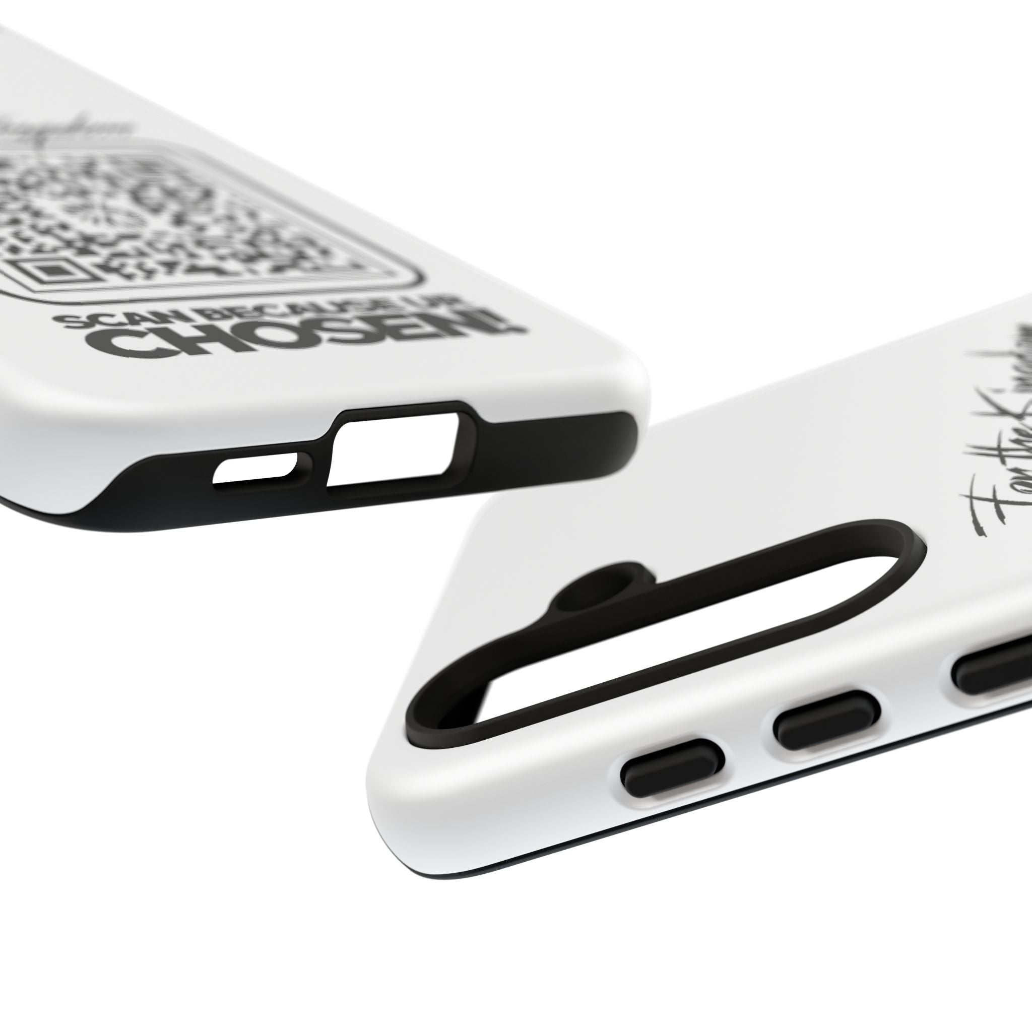 Phone Case — “For the Kingdom” QR Design: Scan Because Ur Chosen