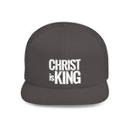 Copy of Christ is King — Flat Bill Snapback Hat — Bold Faith Statement Cap