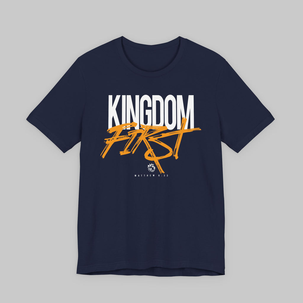Kingdom First Tee — Christian Faith Graphic T-Shirt