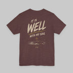 Wellness Unisex Tee with Psalm 23:1 Design