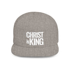 Copy of Christ is King — Flat Bill Snapback Hat — Bold Faith Statement Cap
