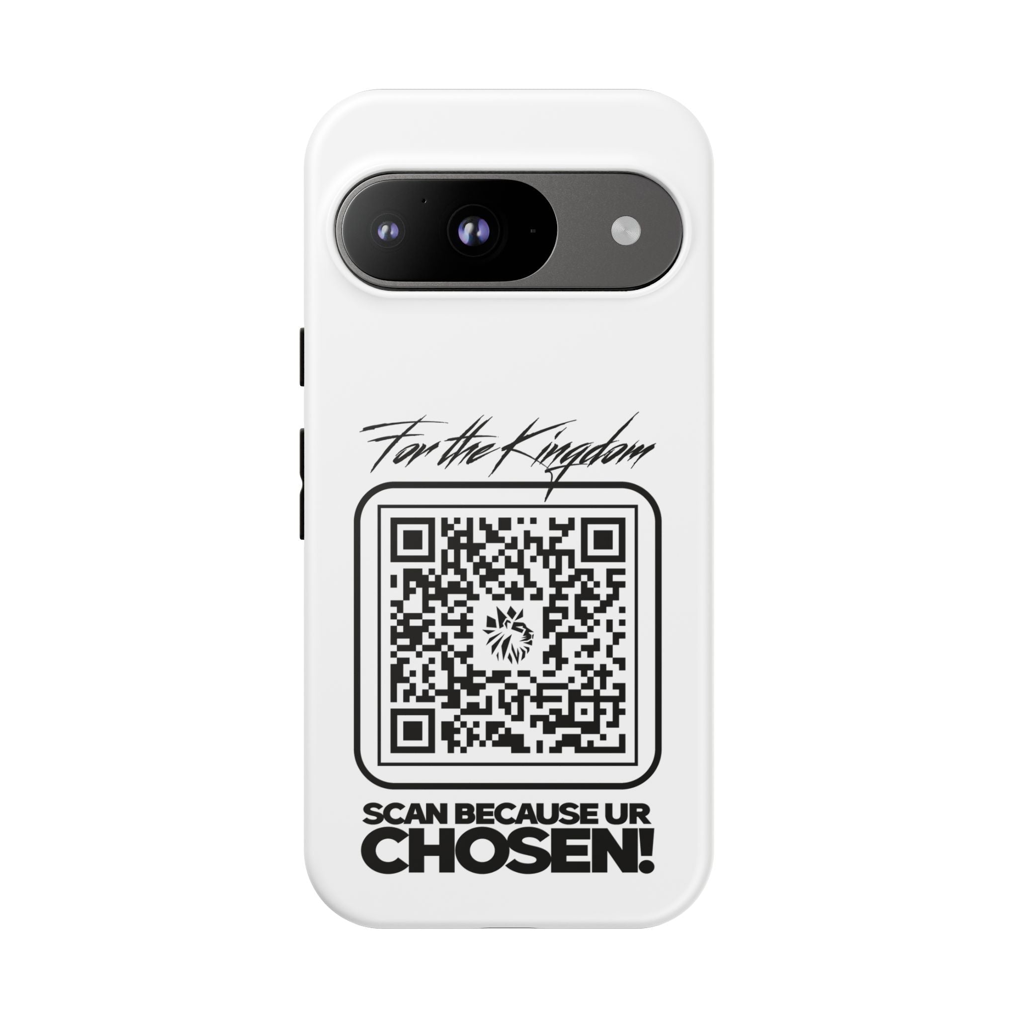 Phone Case — “For the Kingdom” QR Design: Scan Because Ur Chosen