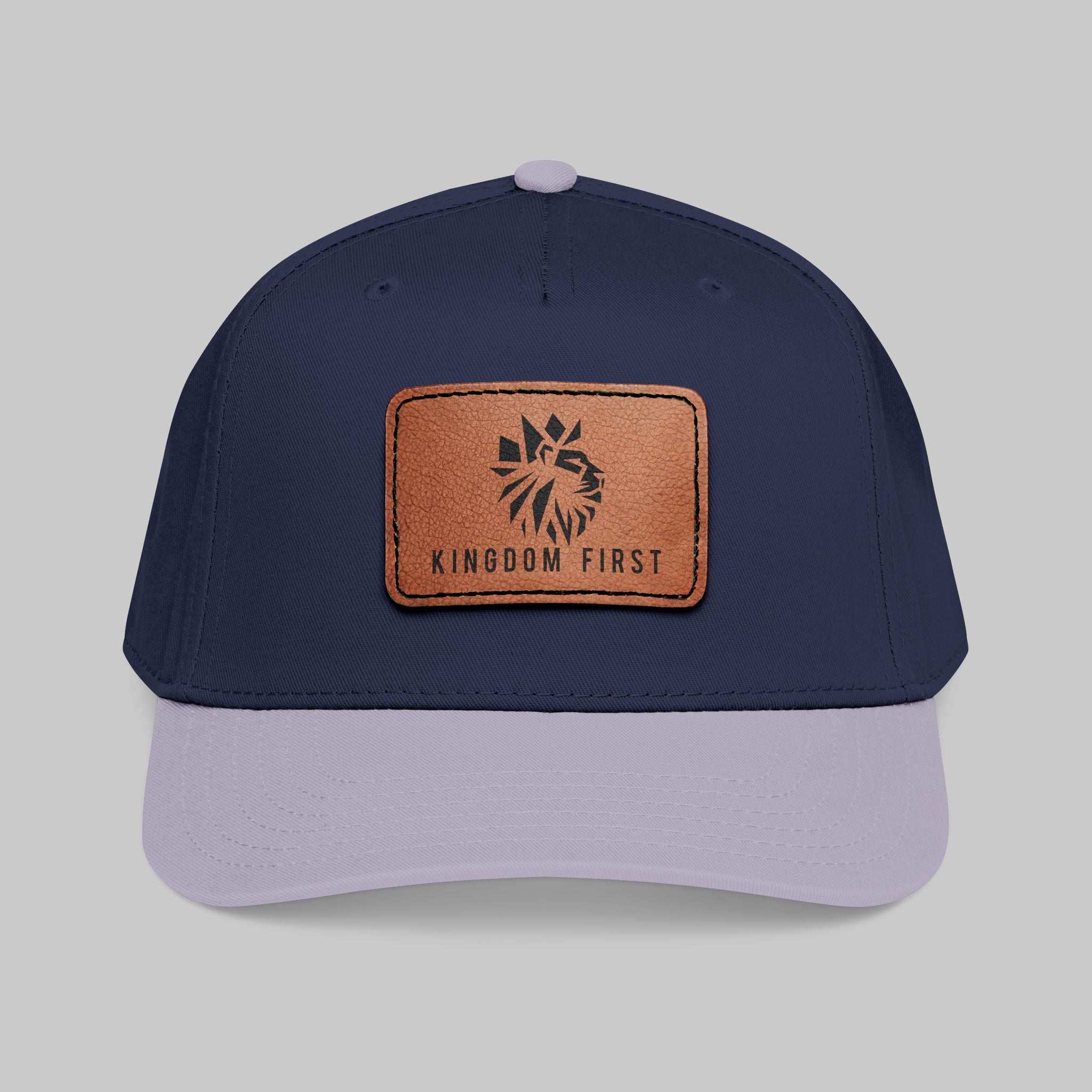 Copy of Kingdom First Leather Patch Baseball Cap