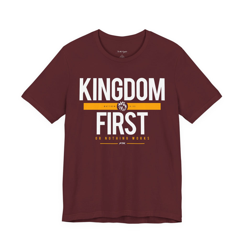 Kingdom First T-Shirt — Faith-Based Inspirational Tee