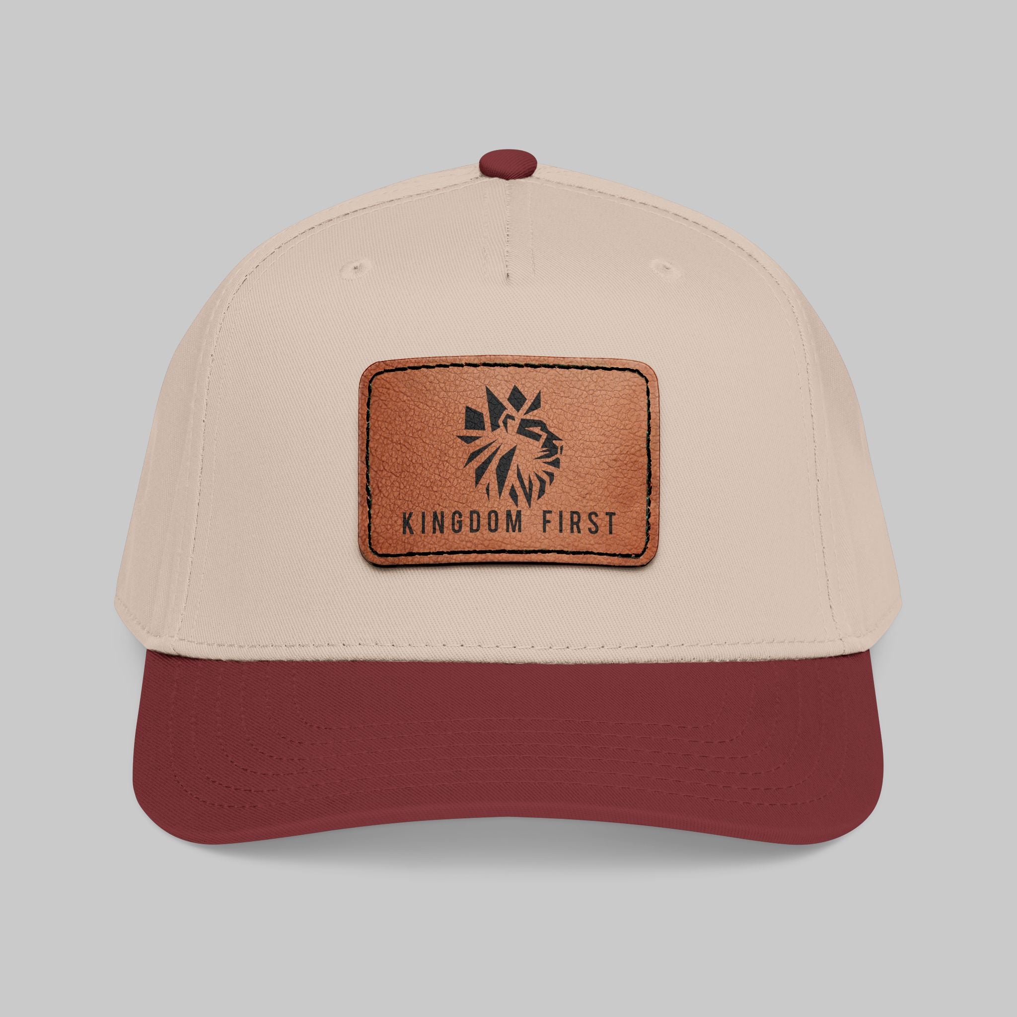 Copy of Kingdom First Leather Patch Baseball Cap