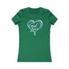 God Is Love Heart Women's Tee — Christian Graphic Shirt
