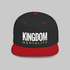 Kingdom Mentality Flat Bill Snapback Hat — Bold Faith-Inspired Streetwear Cap