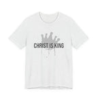 Christ Is King Crown Dark Pallete Tee — Christian Faith Shirt