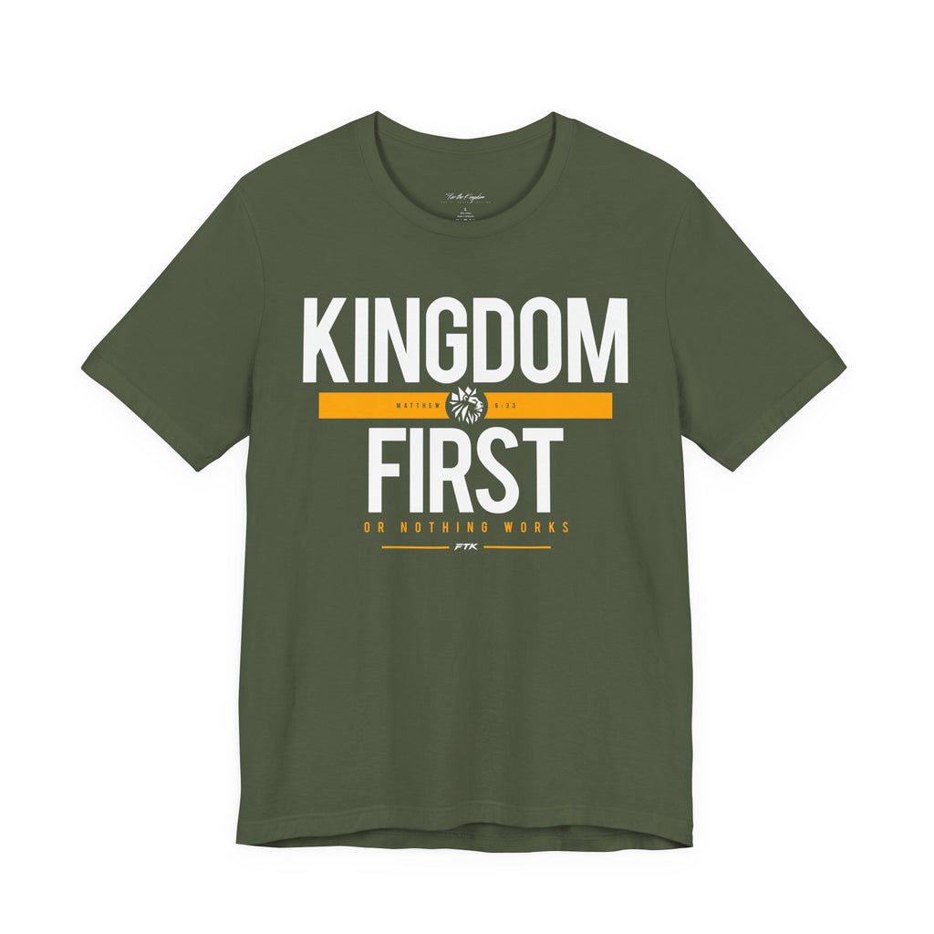 Kingdom First T-Shirt — Faith-Based Inspirational Tee
