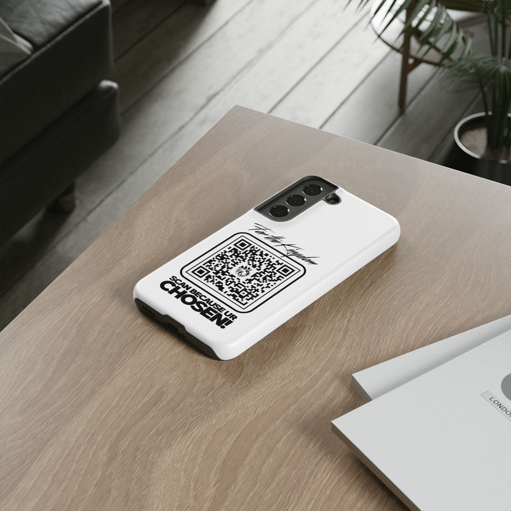 Phone Case — “For the Kingdom” QR Design: Scan Because Ur Chosen