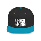 Copy of Christ is King — Flat Bill Snapback Hat — Bold Faith Statement Cap