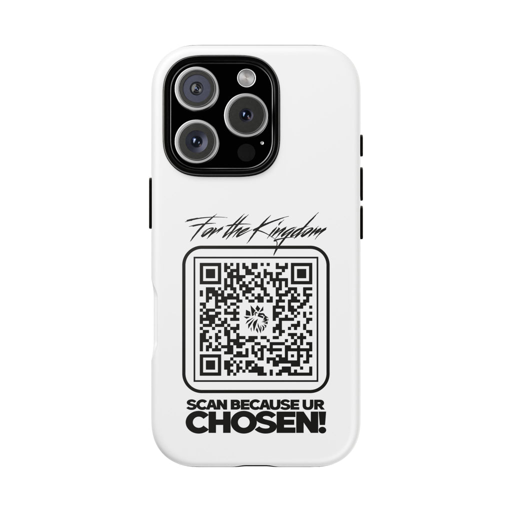 Phone Case — “For the Kingdom” QR Design: Scan Because Ur Chosen