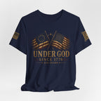 UNDER GOD Since 1776 / 250th Anniversary American Flag T-Shirt