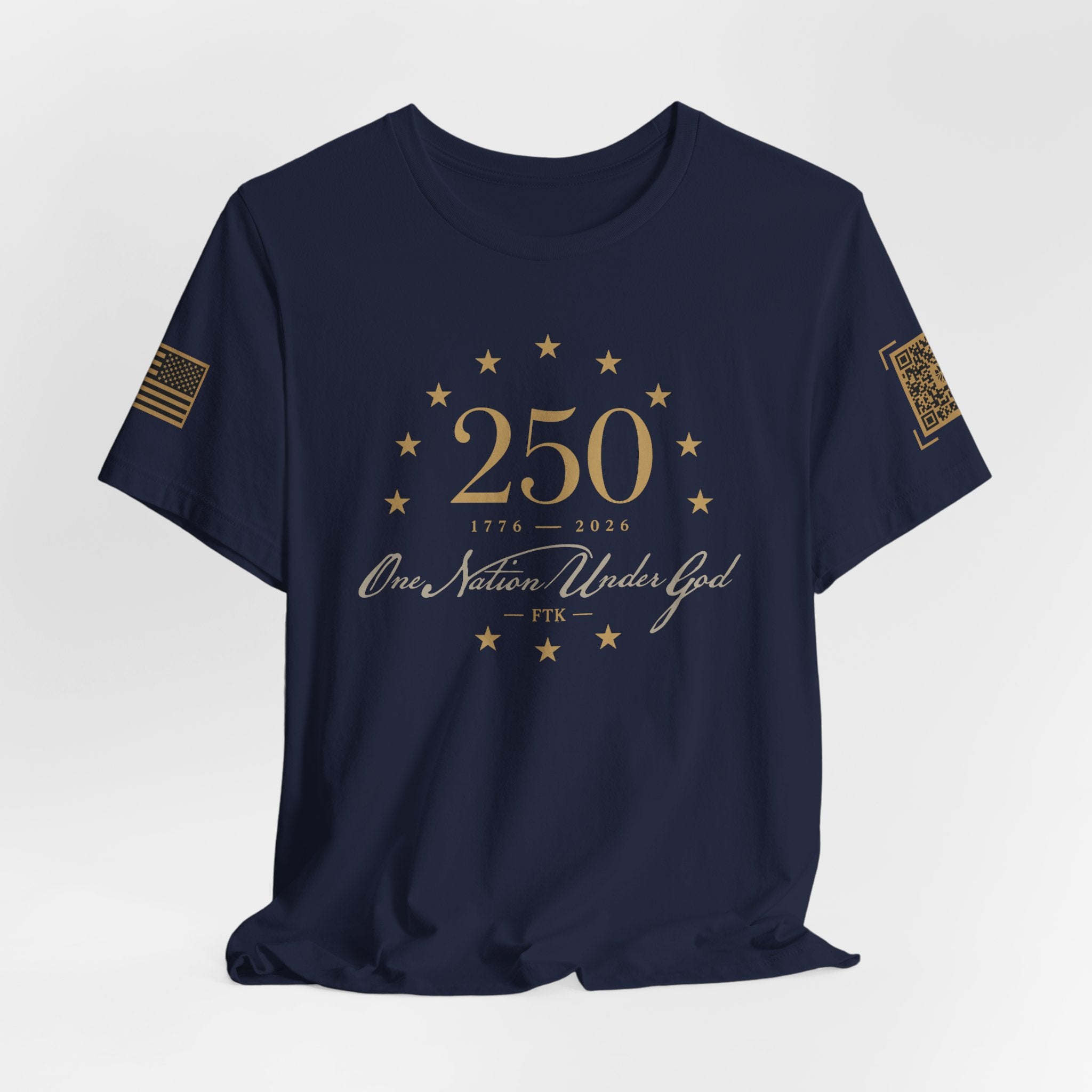 America 250th Anniversary One Nation Under God T-Shirt